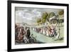 Vicar of Wakefield by Oliver Goldsmith-Thomas Rowlandson-Framed Giclee Print