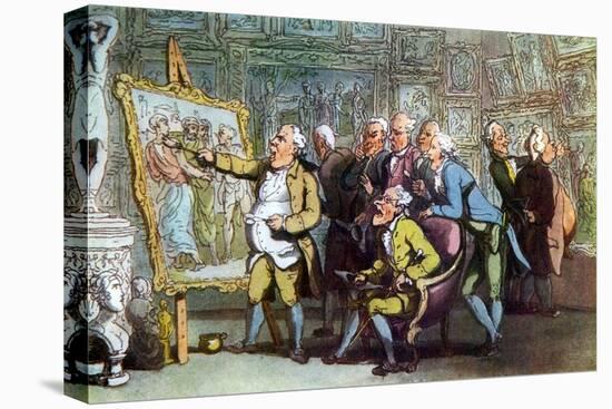 Vicar of Wakefield by Oliver Goldsmith-Thomas Rowlandson-Stretched Canvas