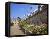 Vicar's Close, Oldest Surviving Purely Residential Street in Europe, Wells Somerset, England-Neale Clarke-Framed Stretched Canvas