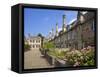 Vicar's Close, Oldest Surviving Purely Residential Street in Europe, Wells Somerset, England-Neale Clarke-Framed Stretched Canvas