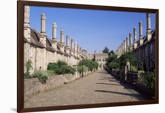 Vicar's Close, Wells, Somerset, England, United Kingdom-Julia Bayne-Framed Photographic Print