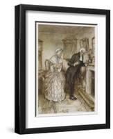 Vicar Wakefield, Rackham-Arthur Rackham-Framed Art Print