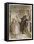 Vicar Wakefield, Rackham-Arthur Rackham-Framed Stretched Canvas