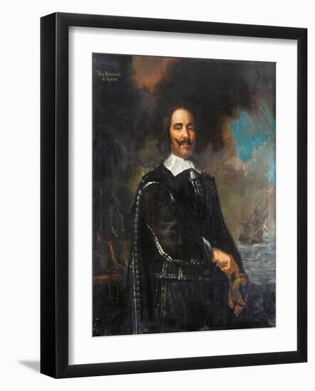 Vice Admiral de Ruyter, 1656-Karel van III Mander-Framed Giclee Print