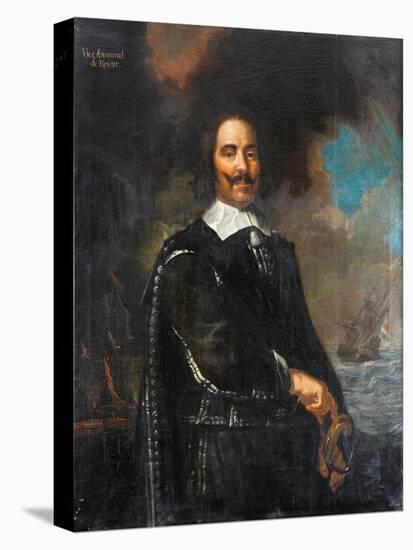 Vice Admiral de Ruyter, 1656-Karel van III Mander-Stretched Canvas