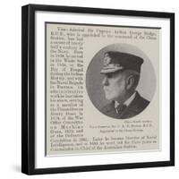 Vice-Admiral Sir C a G Bridge, Kcb, Appointed to the China Station-null-Framed Giclee Print