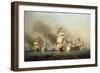 Vice Admiral Sir George Anson's (1697-1762) Victory Off Cape Finisterre, 1749-Samuel Scott-Framed Giclee Print