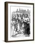 Vice-Chancellor and Students of Different Nationalities at the University of Prague, 1849-null-Framed Giclee Print