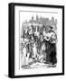 Vice-Chancellor and Students of Different Nationalities at the University of Prague, 1849-null-Framed Giclee Print