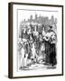 Vice-Chancellor and Students of Different Nationalities at the University of Prague, 1849-null-Framed Giclee Print