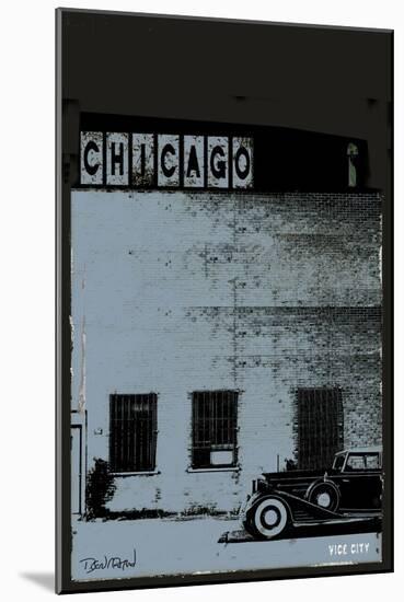 Vice City - Chicago grey-Pascal Normand-Mounted Art Print