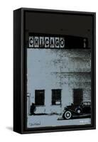 Vice City - Chicago grey-Pascal Normand-Framed Stretched Canvas