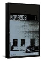 Vice City - Chicago grey-Pascal Normand-Framed Stretched Canvas