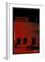 Vice City Detroit- Red-Pascal Normand-Framed Art Print