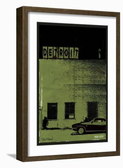 Vice City-Detroit-null-Framed Art Print