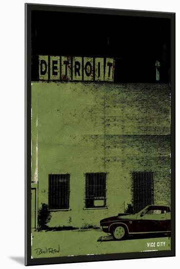 Vice City-Detroit-null-Mounted Art Print