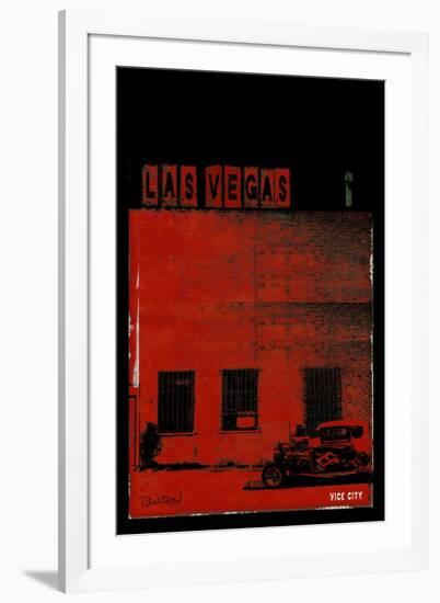 Vice City - Las Vegas-Pascal Normand-Framed Art Print