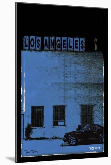 Vice City - Los Angeles-Pascal Normand-Mounted Art Print