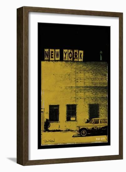 Vice City - New-York-Pascal Normand-Framed Art Print