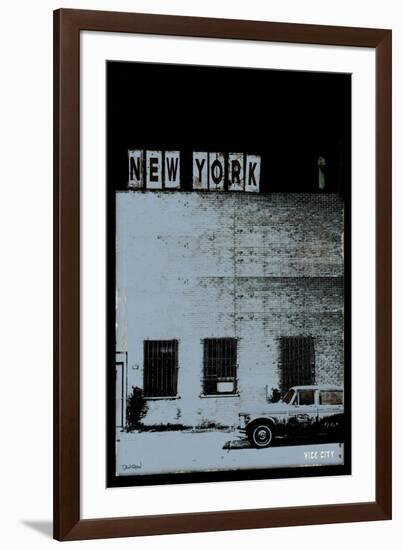 Vice City - New-York-Pascal Normand-Framed Art Print
