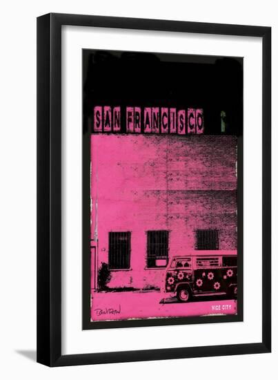 Vice City - San Francisco-Pascal Normand-Framed Art Print