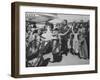 Vice President Richard M. Nixon and Wife Arriving at Airport During Campaining-null-Framed Photographic Print