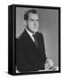Vice-President Richard M. Nixon Campaigning for President-null-Framed Stretched Canvas