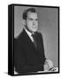 Vice-President Richard M. Nixon Campaigning for President-null-Framed Stretched Canvas