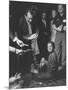 Vice President Richard M. Nixon Getting His Shoes Shined at the GOP Convention-Hank Walker-Mounted Photographic Print