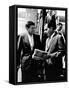 Vice-President Richard Nixon and Senator John Kennedy at Chicago's Midway Airport-null-Framed Stretched Canvas