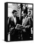 Vice-President Richard Nixon and Senator John Kennedy at Chicago's Midway Airport-null-Framed Stretched Canvas