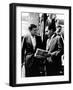 Vice-President Richard Nixon and Senator John Kennedy at Chicago's Midway Airport-null-Framed Photo