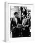 Vice-President Richard Nixon and Senator John Kennedy at Chicago's Midway Airport-null-Framed Photo