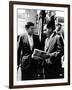 Vice-President Richard Nixon and Senator John Kennedy at Chicago's Midway Airport-null-Framed Photo