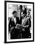 Vice-President Richard Nixon and Senator John Kennedy at Chicago's Midway Airport-null-Framed Photo