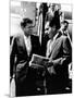 Vice-President Richard Nixon and Senator John Kennedy at Chicago's Midway Airport-null-Mounted Photo