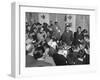 Vice President Richard Nixon with Reporters on Nov-null-Framed Photo