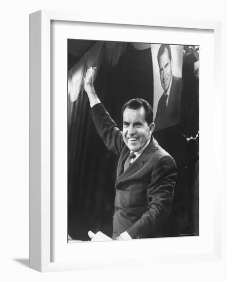 Vice President Richard Nixon-Joe Scherschel-Framed Photographic Print