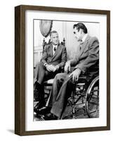 Vice President Spiro Agnew Visits with Right Wing Segregationist Democratic Governor George Wallace-null-Framed Photo