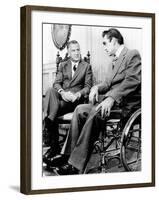 Vice President Spiro Agnew Visits with Right Wing Segregationist Democratic Governor George Wallace-null-Framed Photo