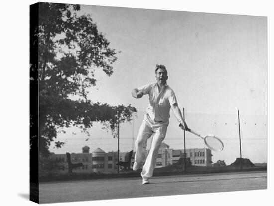 Vice Presidential Candidate Henry A. Wallace, Playing a Game of Tennis-Thomas D^ Mcavoy-Stretched Canvas