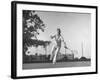 Vice Presidential Candidate Henry A. Wallace, Playing a Game of Tennis-Thomas D^ Mcavoy-Framed Premium Photographic Print