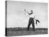 Vice Presidential Candidate Henry A. Wallace, Throwing a Boomerang in a Field-Thomas D^ Mcavoy-Stretched Canvas