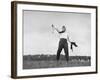 Vice Presidential Candidate Henry A. Wallace, Throwing a Boomerang in a Field-Thomas D^ Mcavoy-Framed Premium Photographic Print