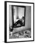 Vice Presidential Candidate Richard M. Nixon Eating Breakfast in His Hotel Room-Cornell Capa-Framed Photographic Print