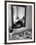 Vice Presidential Candidate Richard M. Nixon Eating Breakfast in His Hotel Room-Cornell Capa-Framed Photographic Print