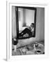 Vice Presidential Candidate Richard M. Nixon Eating Breakfast in His Hotel Room-Cornell Capa-Framed Photographic Print