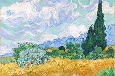 A wheatfield with cypresses, 1889. Oil on canvas, 72,1 x 90,9 cm NG3861.-Vicent van Gogh-Poster