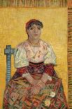 L'Italienne The Italian Woman. Date/Period: 1887. Painting. Oil on canvas. Height: 810 mm (31.88...-Vicent van Gogh-Poster
