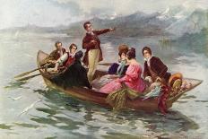 Byron and Shelley on the Lake of Geneva-Vicente De Paredes-Framed Giclee Print